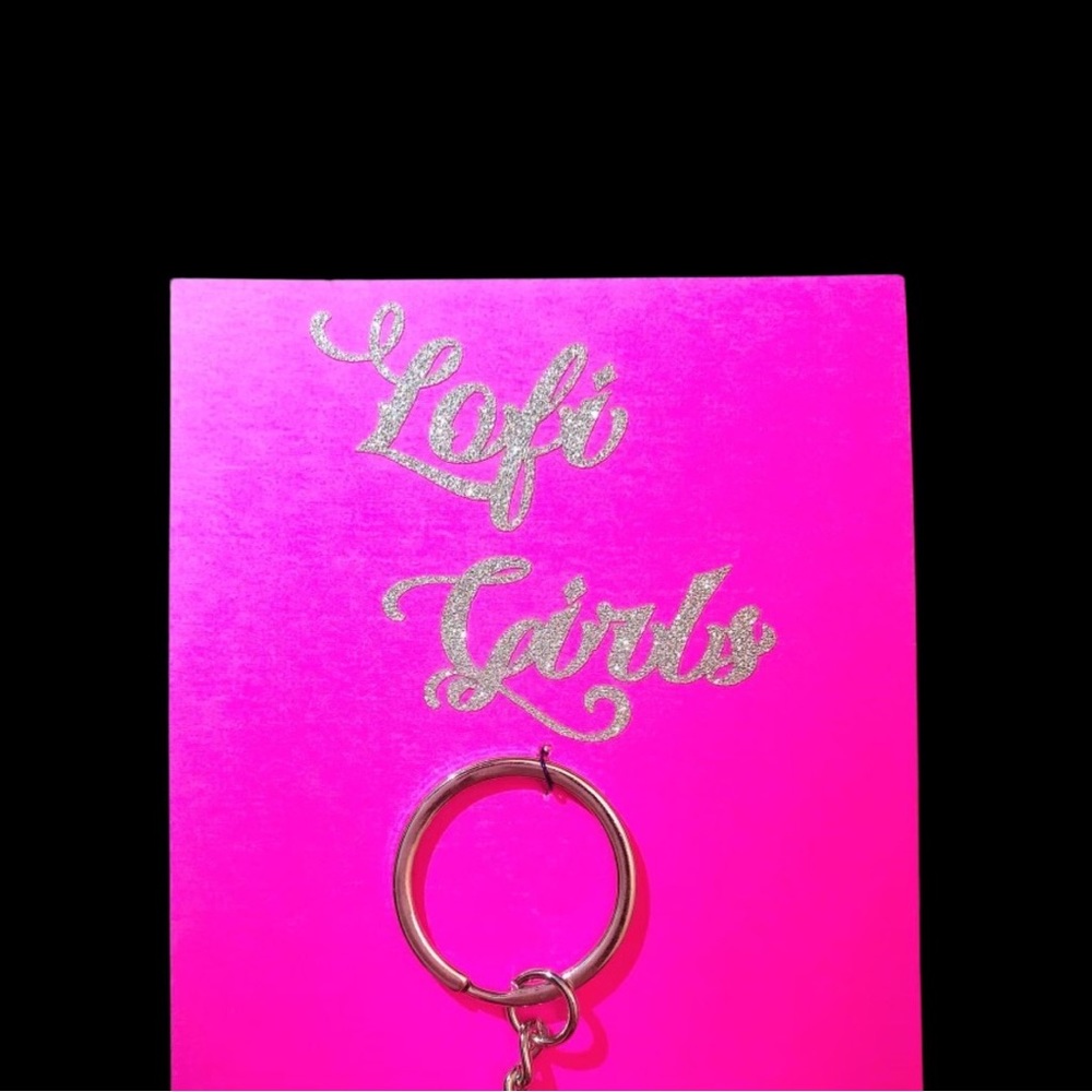 Groove With The Stars Smiley Face Bubble Charm Key Chain - Picture 3 of 7